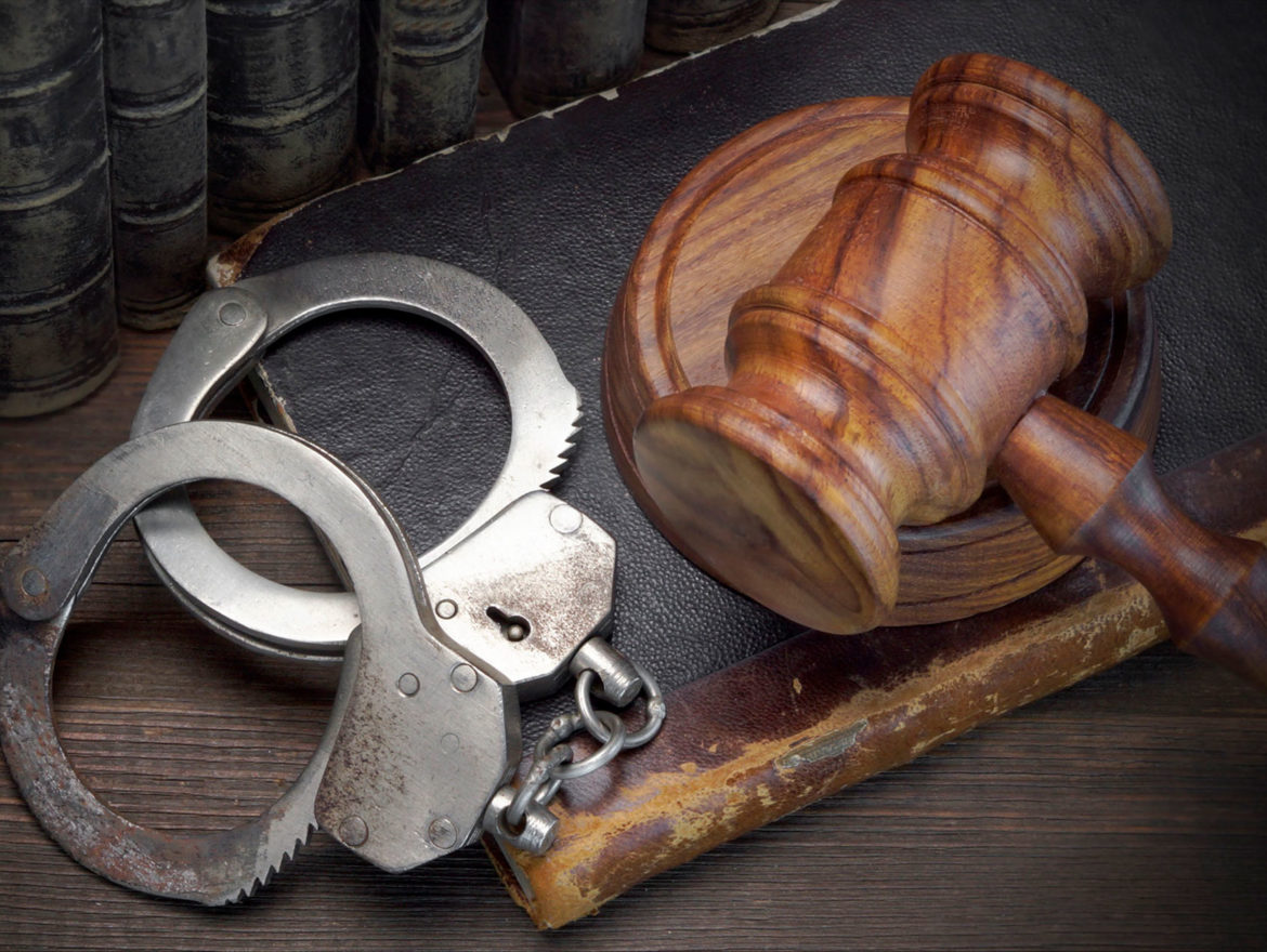 Gavel and Handcuffs for The Crocker Law Firm, LLC., St. Louis.